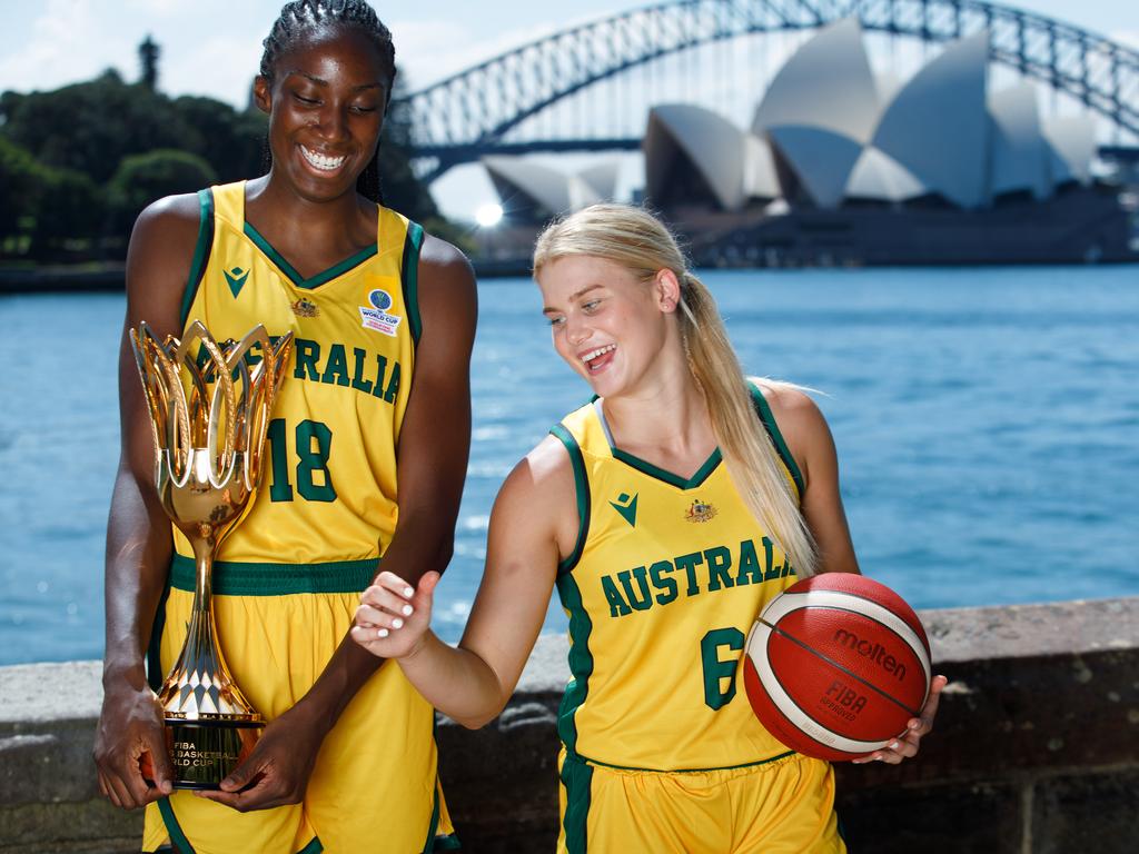 Opals stars Shyla Heal and Ezi Magbegor have been named ambassadors for this year's FIBA Women's World Cup in Sydney.