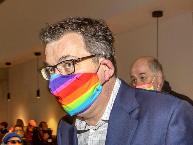 MELBOURNE, AUSTRALIA - NewsWire Photos JULY 11, 2021: Premier Daniel Andrews opens the Victorian Pride Centre in St KildaPicture: NCA NewsWire / David Geraghty