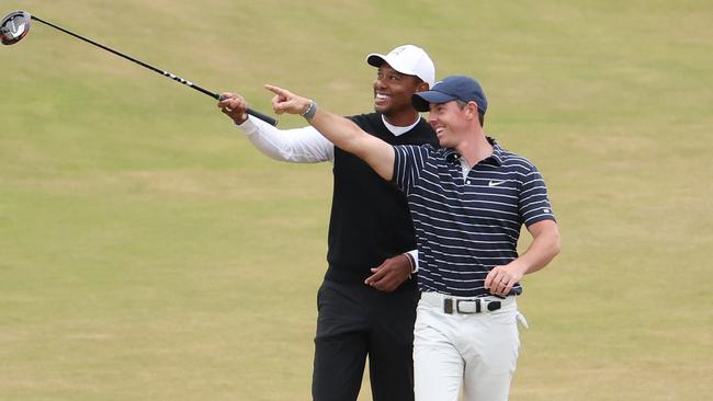 Tiger Woods has led a meeting for PGA Tour players regarding their response to the Saudi-backed rebel LIV golf tour. Pictures: Getty Images