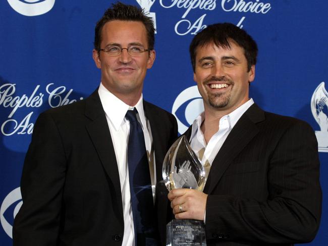 Perry and LeBlanc co-starred in <i>Friends</i> for a decade. Picture: Carlo Allegri/Getty Images