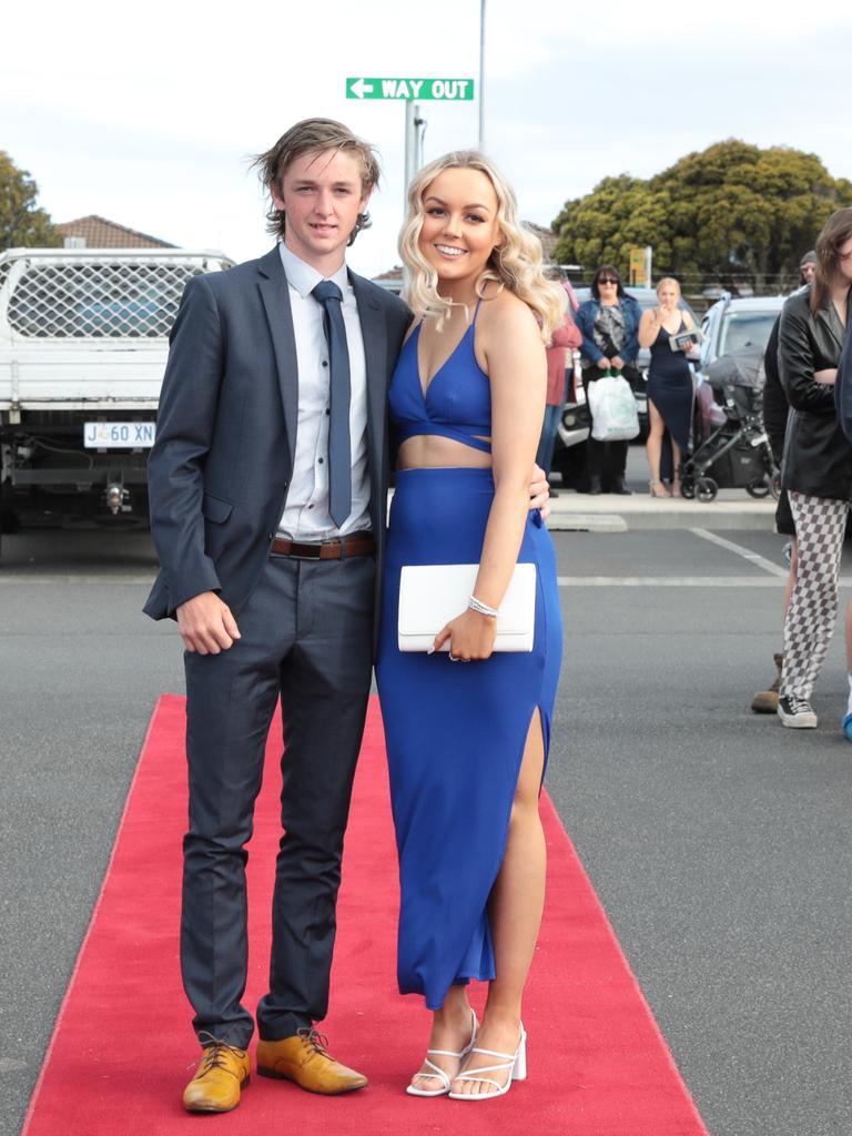 Students step out at the Guilford Young leaver’s dinner at Elwick Racecourse. Picture: Mireille Merlet