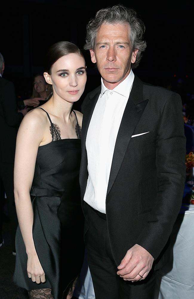 Actors Rooney Mara (L) and Ben Mendelsohn attend the 27th Annual Palm Springs International Film Festival Film Festival Awards Gala at Palm Springs Convention Center on January 2, 2016 in Palm Springs, California. Picture: Jason Merritt/Getty Images for PSIFF