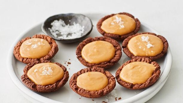 Salted caramel cookie cups. Picture: Supplied