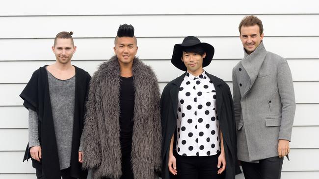 New Zealand fashion bloggers (L-R) Danny, Mino, Chin and Alex from Four Eyes. Picture: Four Eyes.