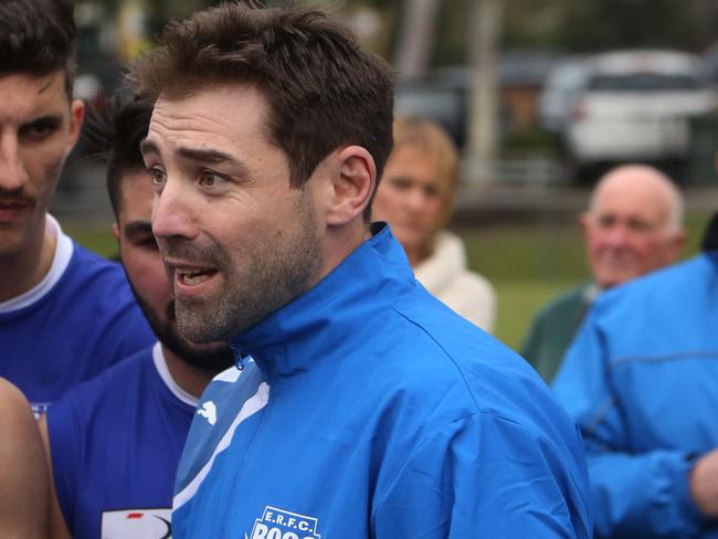 East Ringwood coach Marcus Buzaglo enters his fifth season in charge. Picture: Stuart Milligan