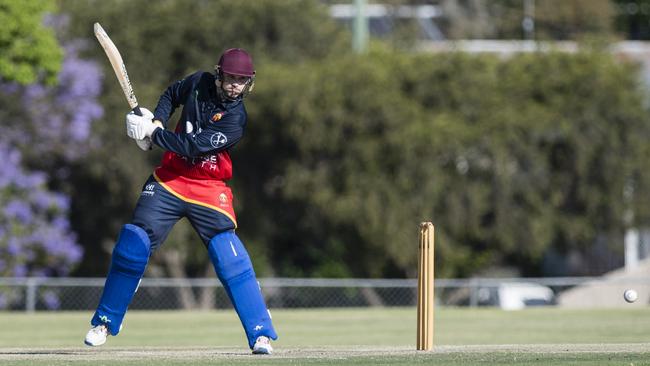 Ben Brocherie bats for Metropolitan-Easts. Picture: Kevin Farmer