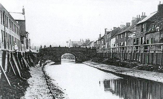 An old photo of Wisbech, England.