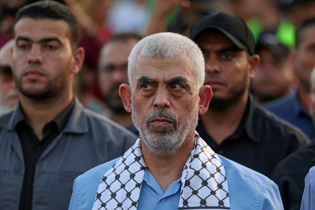 Hamas leader Yahya Sinwar, who Israel accuses of masterminding the October 7 attack