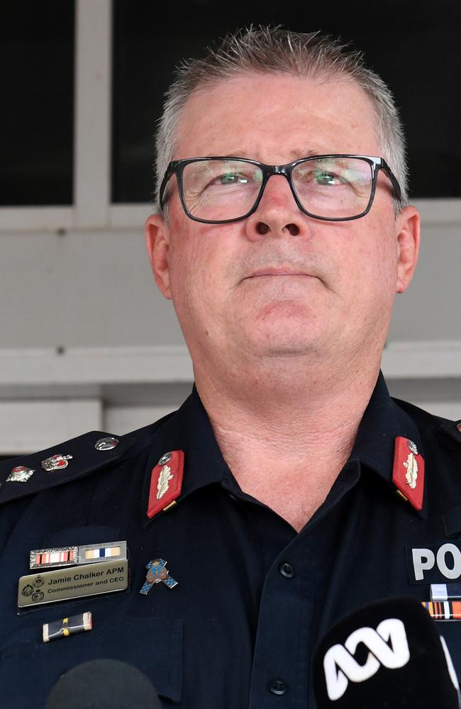 Police Commissioner Jamie Chalker. Picture: File