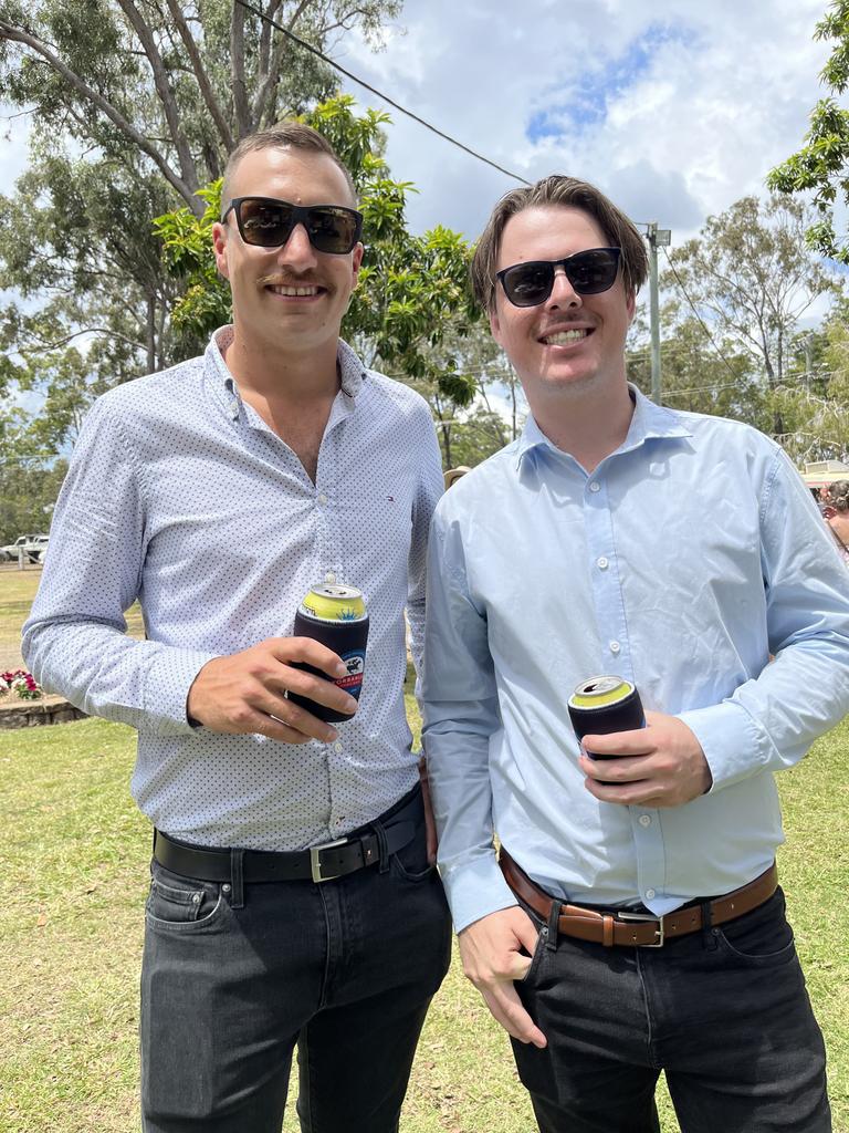 Dev and Milkie at the Torbanlea Picnic Races.