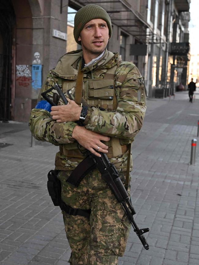 Sergiy Stakhovsky in Kyiv. Picture: AFP