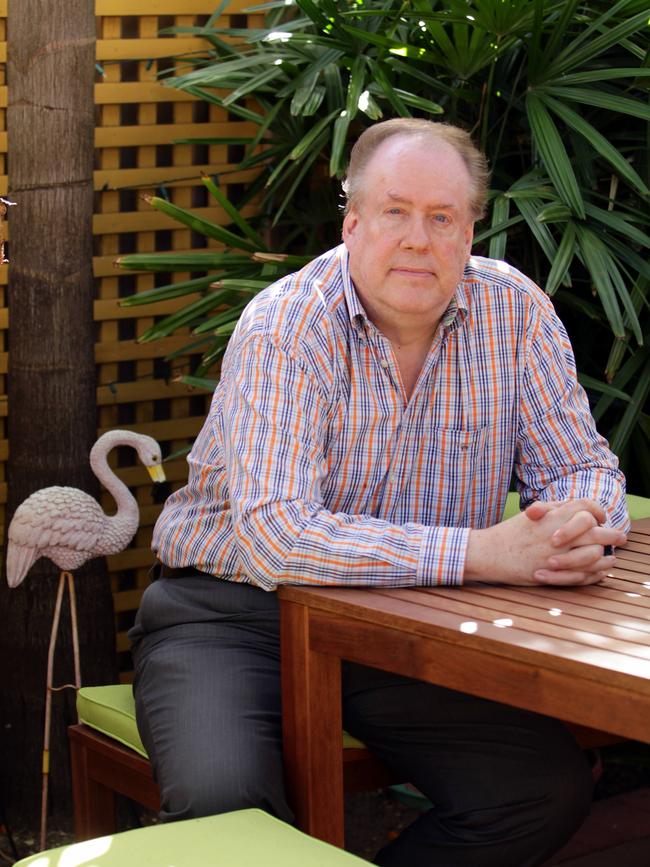 Leon Byner at his home in Adelaide.