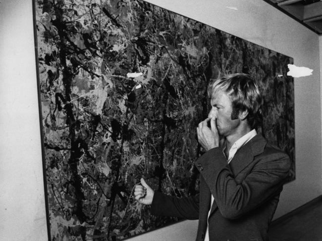 <h2>1973</h2>Gough Whitlam copped a caning for purchasing Jackson Pollock's Blue Poles for $1.3m. A year later, iconic Aussie Paul Hogan thought it was still on the nose. Its estimated current value is said to be between $20m and $100m. <a href=