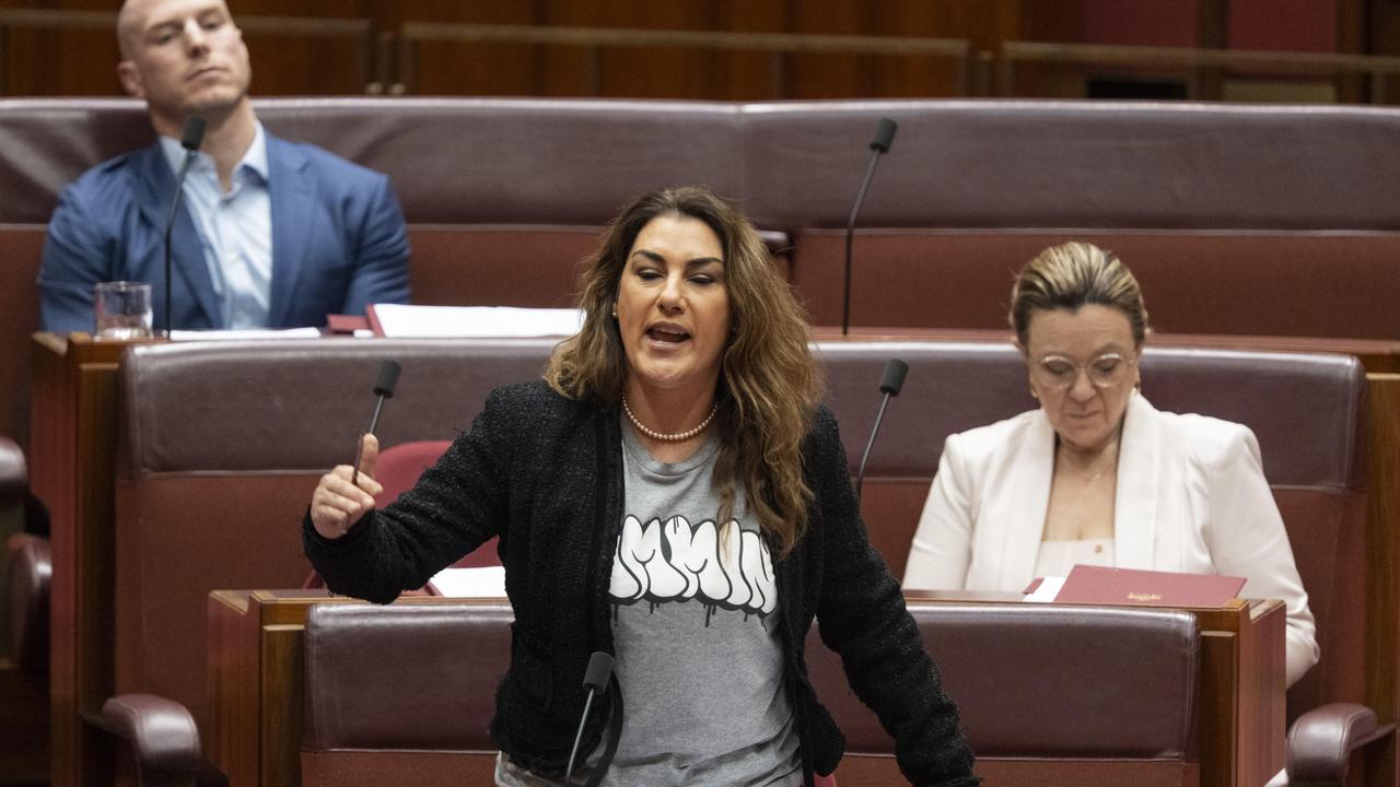 The Voice to Parliament is voted on in the Senate at Parliament House in Canberra. Picture: NCA NewsWire / Martin Ollman