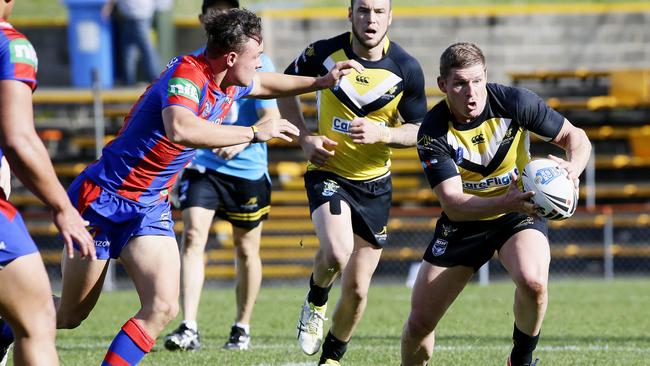 Glen Buttriss playing for Mounties in the NSW Cup in 2015. Picture: John Appleyard