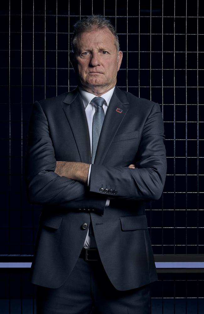 Former AFP agent and Detective superintendent David Craig is the chief hunter on Channel 10’s new TV show, Hunted. Picture: Supplied