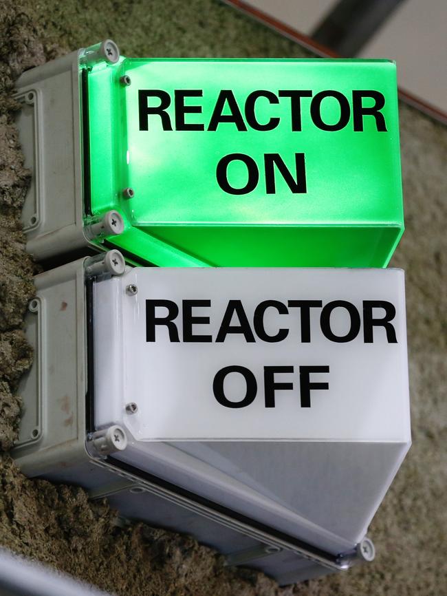 Reactor status lights.