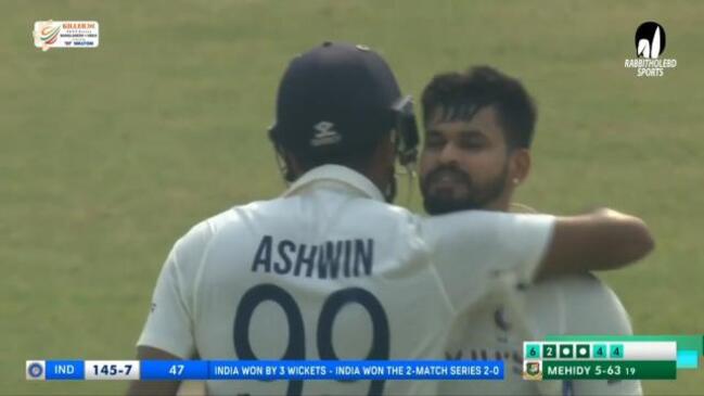 Ashwin & Iyer rescue India from the brink against Bangladesh