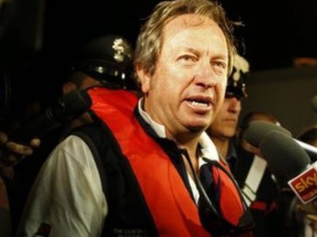 Nicholas Sloane is considered a master-mariner and recently oversaw the refloating of the capsized Italian cruise ship the Costa Concordia. Picture: Reuters