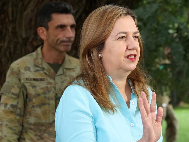 Premier Annastacia Palaszczuk continues to refuses to reveal if she will support the project. Picture: Liam Kidston