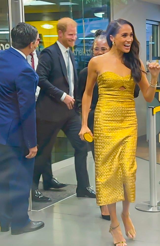 The Duchess of Sussex arrives at the Woman Of Vision Awards in New York City last May. Picture: Raymond Hall/GC Images