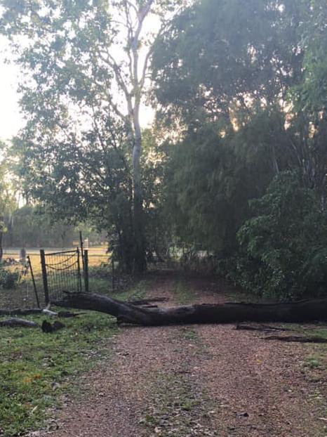 Herbert residents reported damage to their properties following a gusty storm in Darwin's rural areas on Saturday November 5.