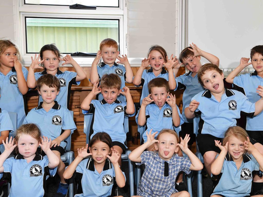 MY FIRST YEAR: Kawungan State School Prep U. Picture: Patrick Woods.