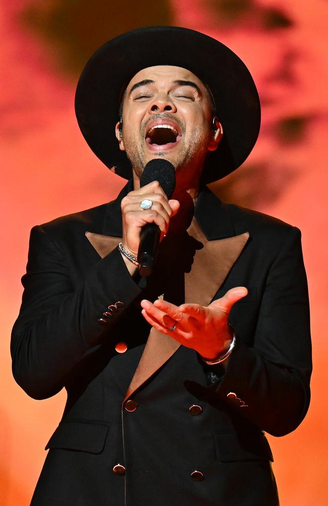 Guy Sebastian performs at the 64th TV WEEK Logie Awards. Picture: Getty