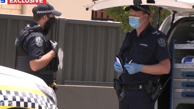 A woman suffered serious burns after another woman allegedly threw accelerant on her. Picture: 9 News