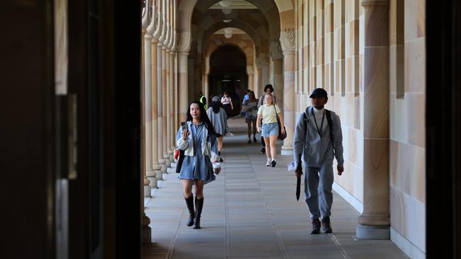 Australian undergraduates face high rates of burnout and anxiety. Pictured: University of Queensland, by David Clark