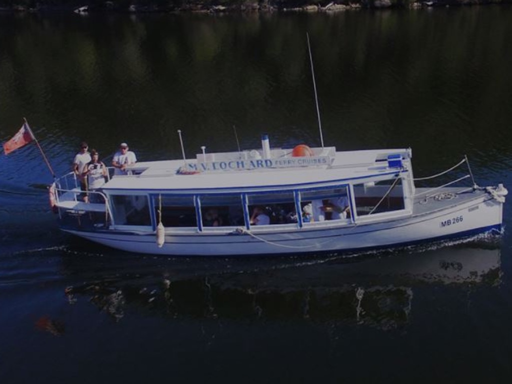 Dale Winard’s circa 1910 wooden ferry MV Loch-Ard which is part of Mallacoota Cruises’ small fleet. Picture: Supplied