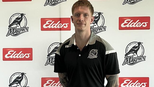 South Adelaide and Goodwood Saints player Reece Slape has joined Goolwa/Port Elliot for season 2023. Picture: Goolwa Port Elliot Football Club