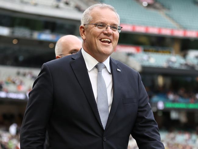 Scott Morrison has said the federal election will be held in mid-May. Picture: Michael Klein