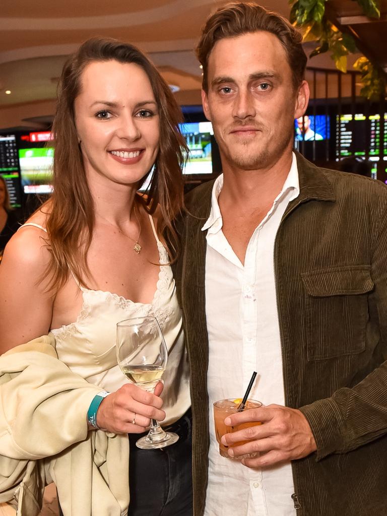 Zivile Mikalauskaite and Rory Switzer at The Cavill Hotel opening, Surfers Paradise. Socials: Damien Anthony Rossi | Picture: Pedro Freitas