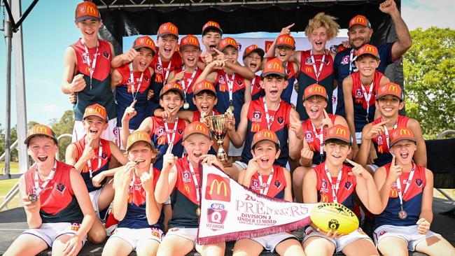 Surfers Paradise Demons won the Under 13 Mixed Div 2 grand final for SEQJ Gold Coast Northern Rivers. Picture: Supplied