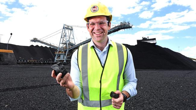 Resources Minister Matt Canavan at Port of Brisbane.