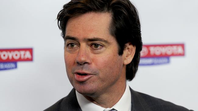 AFL CEO Gillon McLachlan says McGuire’s comments were right to be called out.