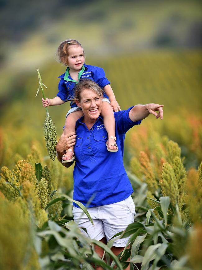 Kate Gunn with her daughter Zoe. Picture: Paul Mathews