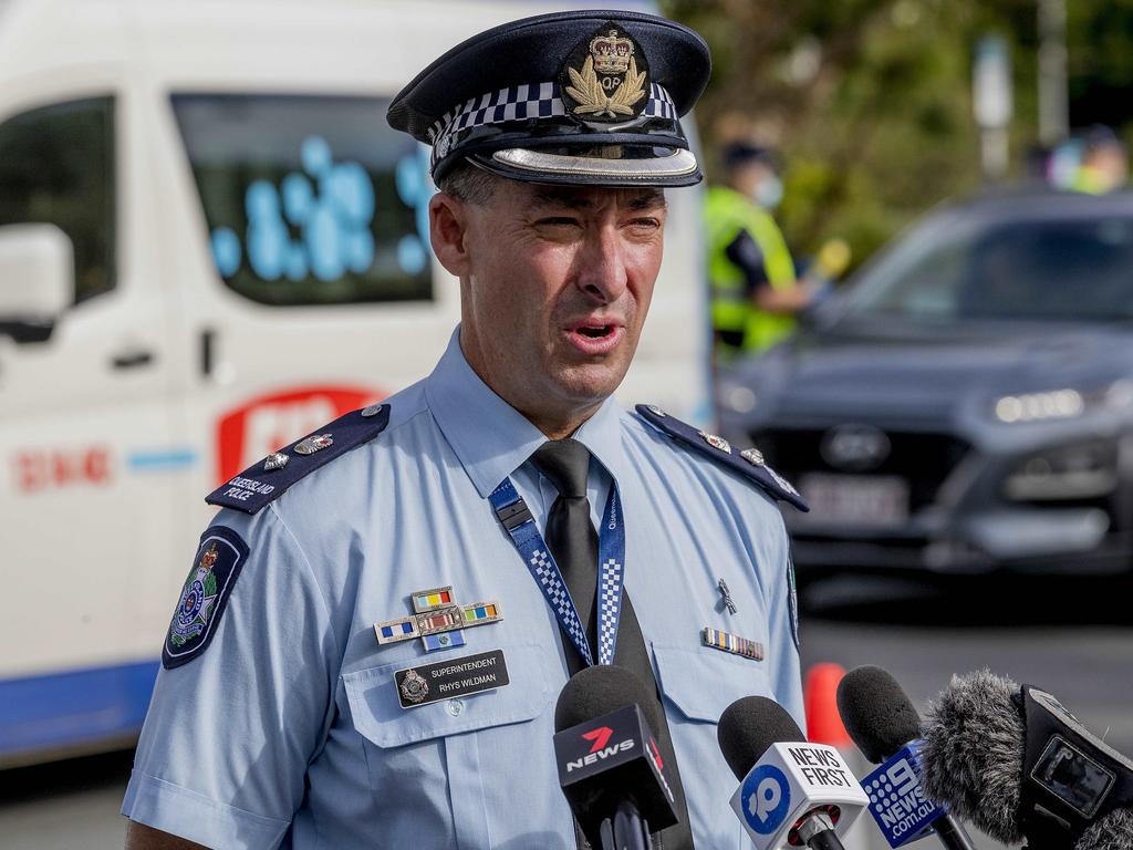 Superintendent Rhys Wildman said every officer on the Gold Coast had been saddened by Ms Wilkinson’s death. Picture: Jerad Williams