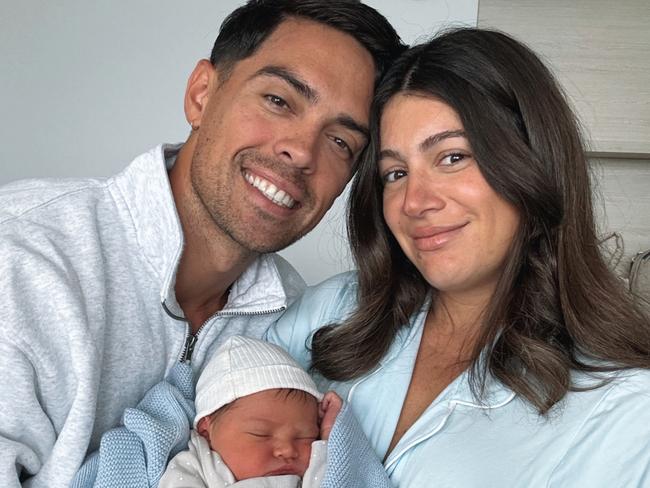 ***EMBARGO DAILY TELE EXCLUSIVE DECEMBER 19, 2024***The Wiggles actor John Pearce and his wife Jessie have welcomed a baby boy into the world, HENRY NICHOLAS ADAMO PEARCE 16.12.2404,