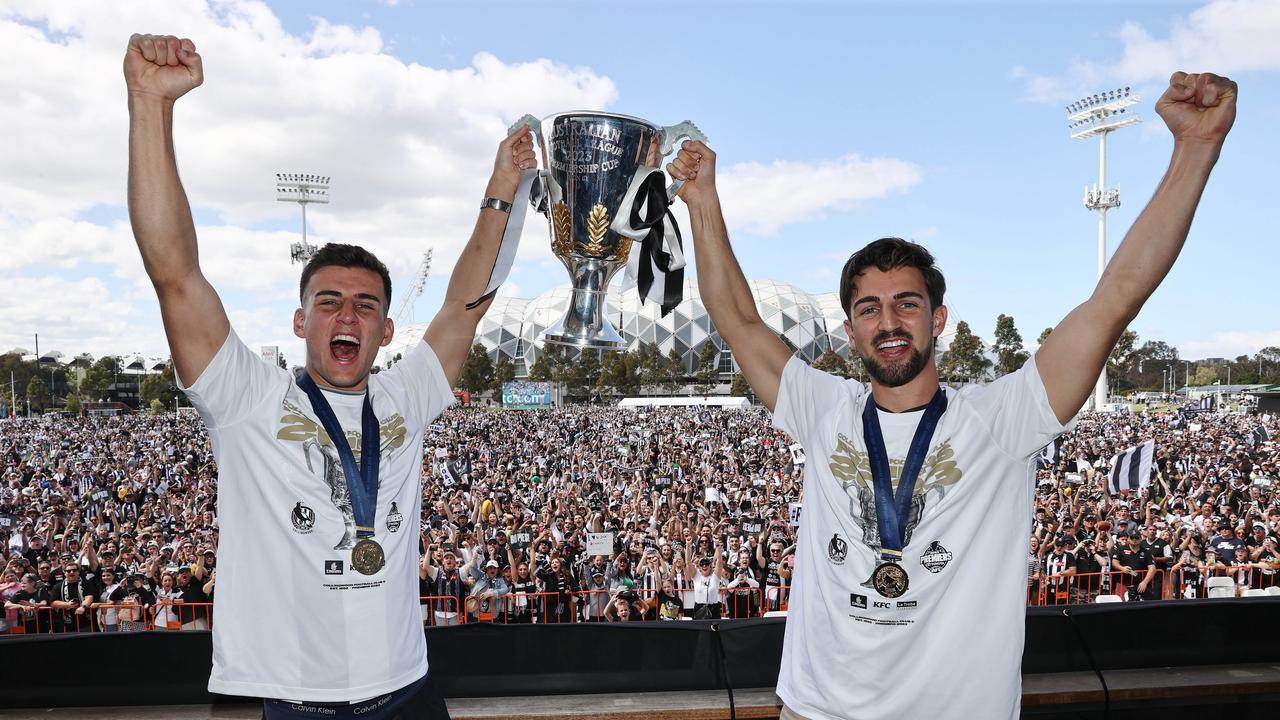Nick Daicos (left) had done just about everything in footy. Picture by Michael Klein