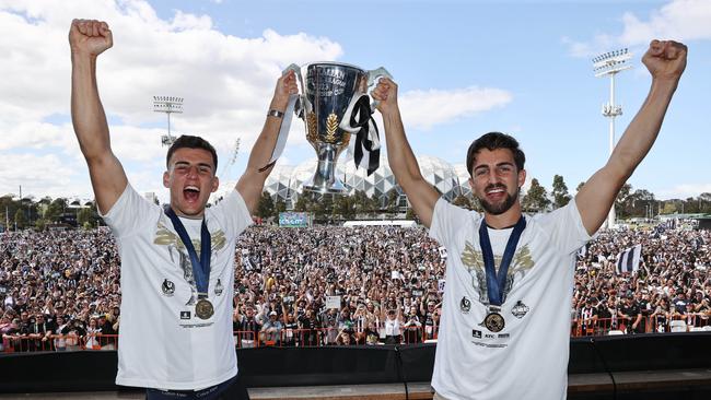 Nick Daicos (left) had done just about everything in footy. Picture by Michael Klein