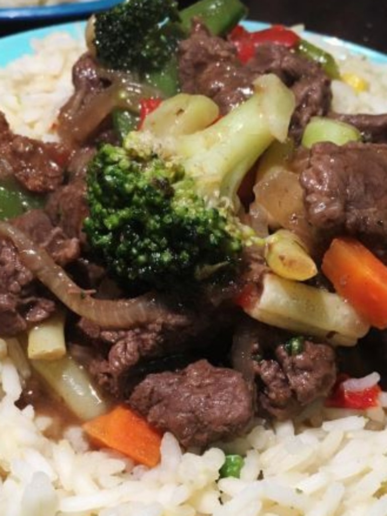 Her beef teriyaki recipe is simple and healthy. Picture: Instagram / @thebonellfamily_