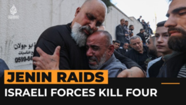 Israeli forces kill four Palestinians in latest Jenin raid