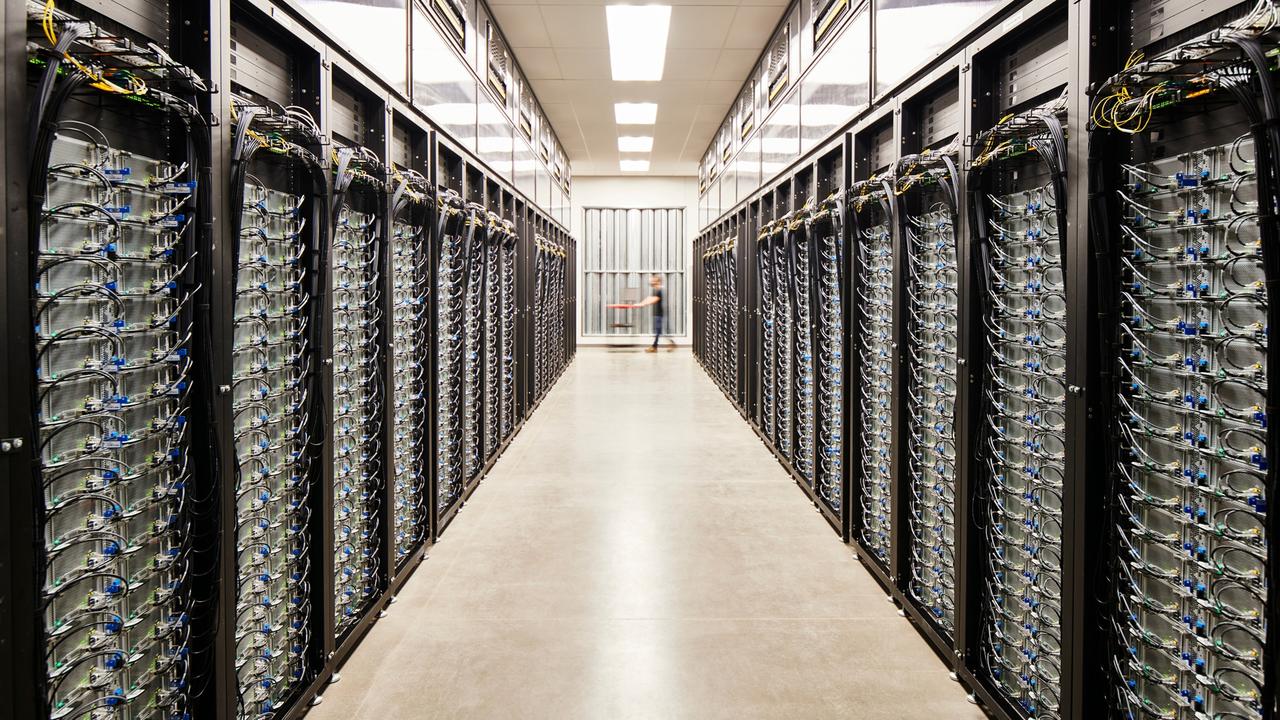 Data centres needed to power the new generation of AI require huge inputs of energy. Picture: Supplied