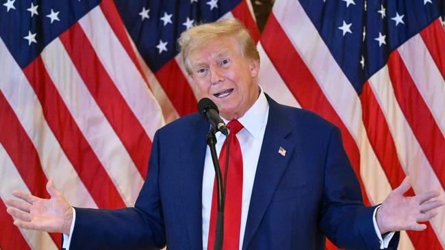 Donald Trump became the first former US president ever convicted of a crime after a New York jury found him guilty on all charges in his hush money case, months before an election that could see him yet return to the White House. Picture: AFP