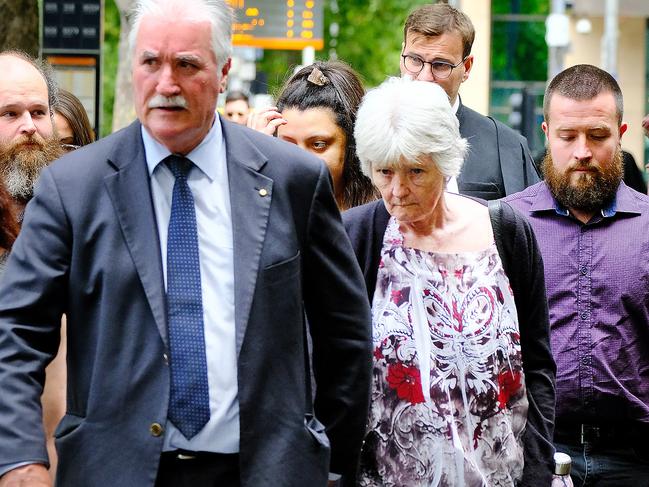 Frances Walshe pleaded guilty in Melbourne’s County Court to 10 charges of theft and obtaining a financial advantage by deception. Picture: Luis Ascui