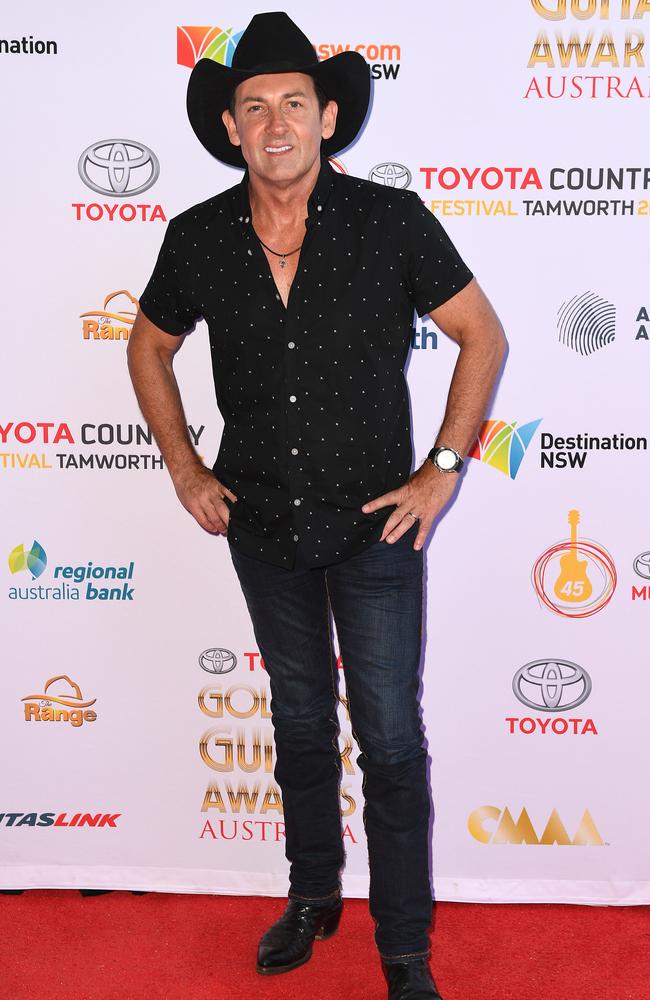 Lee Kernaghan at the the 45th Tamworth Country Music Festival in January. Photo: AAP Image/Dan Himbrechts.