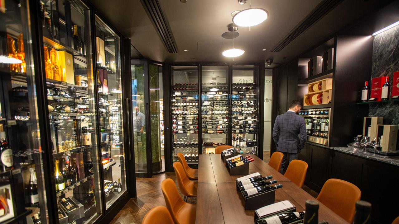 The store, known as the The Dan Murphy’s Cellar, opened for the first time on Thursday. Picture: NCA NewsWire / Christian Gilles