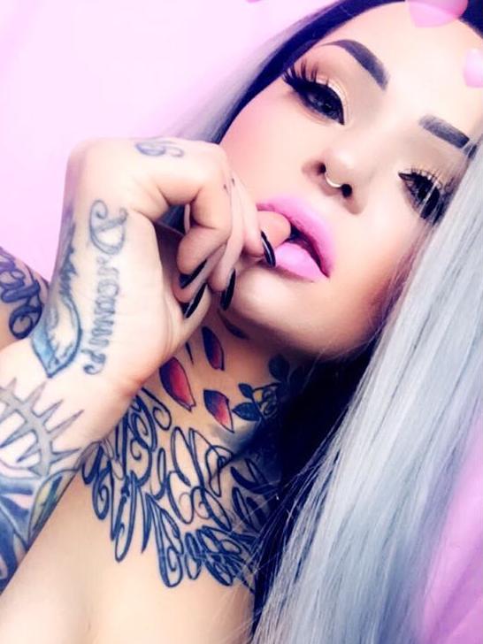 Instagram photos of former Miss Nude Sydney Jessica Aitchison, also known as rapper Jackel.